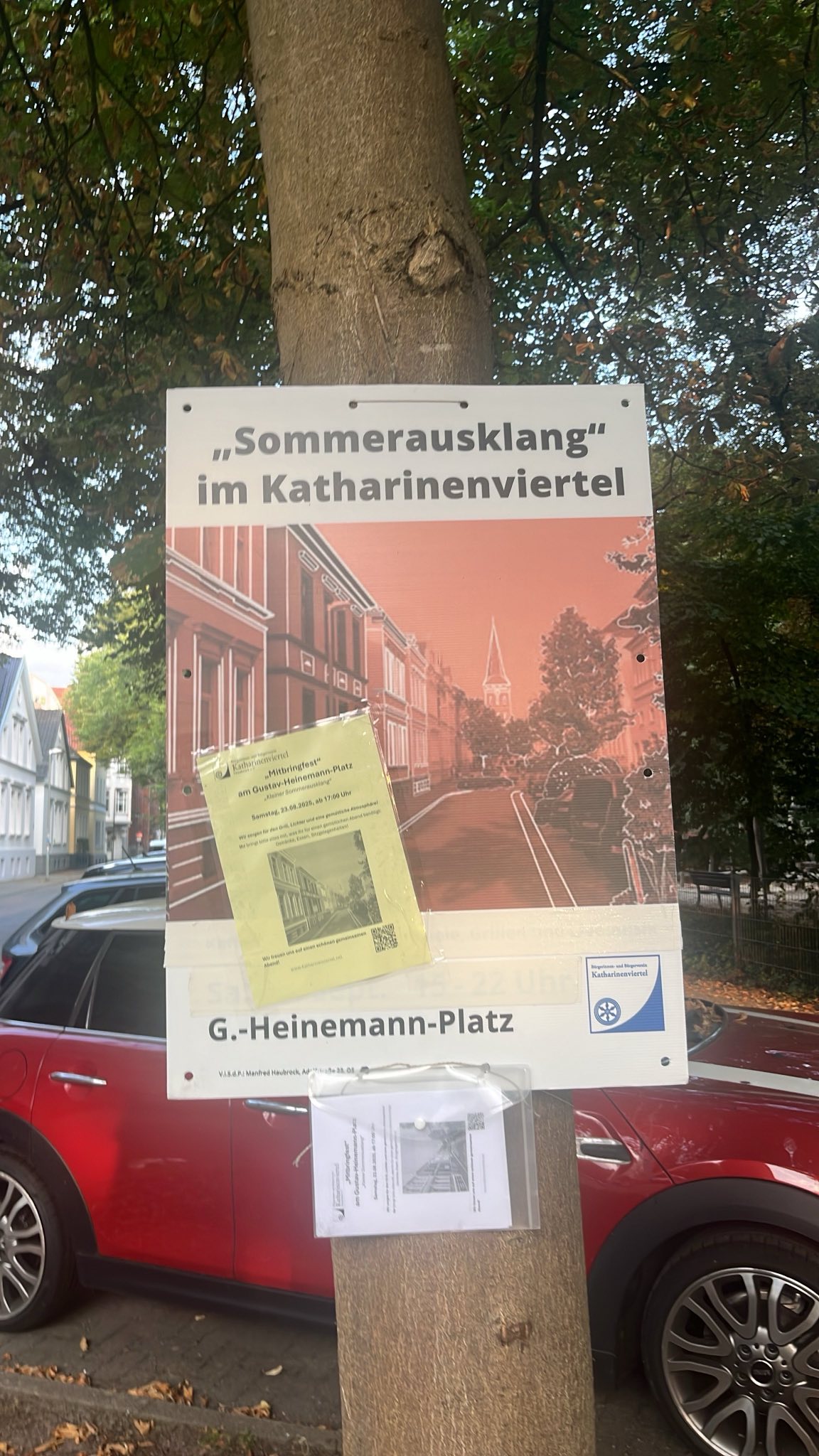 Einladung zum „Mitbringfest / kleiner Sommerausklang“ im Katharinenviertel
