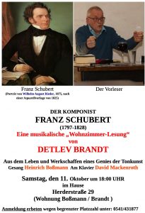 Einladung zur musikalischen Wohnzimmer-Lesung