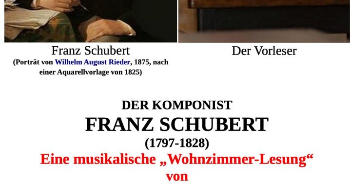 Einladung zur musikalischen Wohnzimmer-Lesung