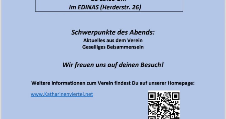 Einladung zum Stammtisch am Mittwoch, den 12.11.2025