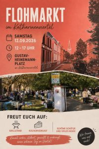 Ankündigung des Flohmarktes am Samstag, den 12.09.26
