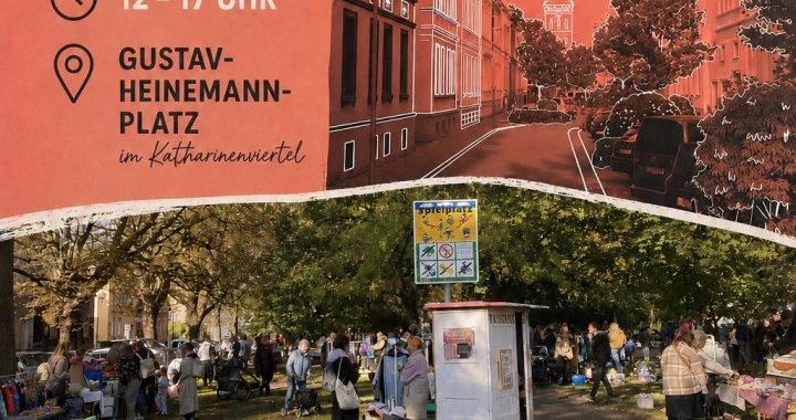 Ankündigung des Flohmarktes am Samstag, den 12.09.26