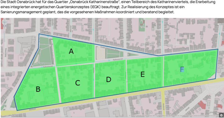 Projekt energetisches Quartierskonzept Katharinenstraße